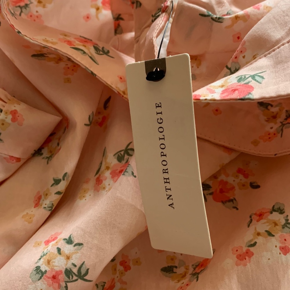 By Anthropologie Cropped Bubble-Sleeve Blouse - Picture 3 of 11